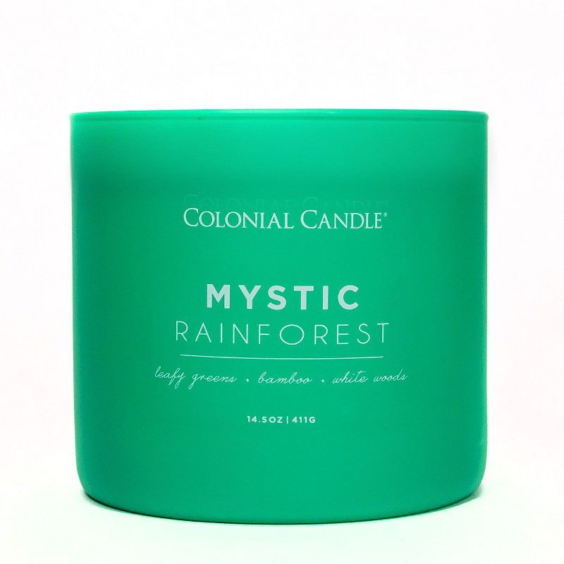 Pop of Color 3-Wick Mystic Rainforests Scented Jar Candle 14.5oz - Colonial Candle