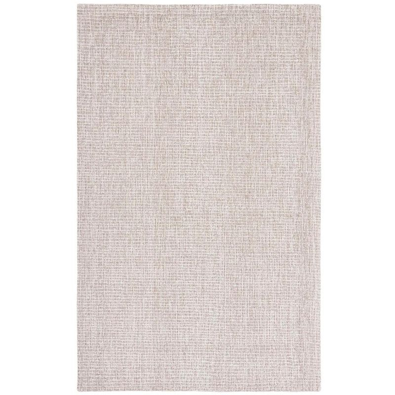 Abstract ABT468 Handmade Indoor Area Rug - Ivory/Grey - 5'x8' - Safavieh