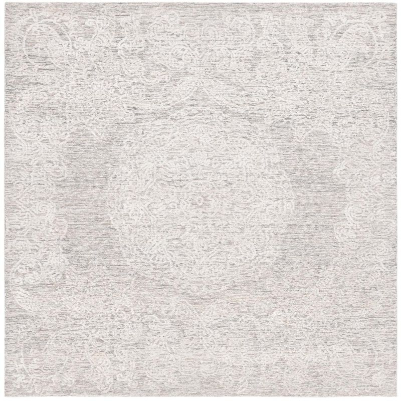 Precious PRE303 Hand Tufted Indoor Area Rug - 6'x6' - Beige/Ivory - Safavieh