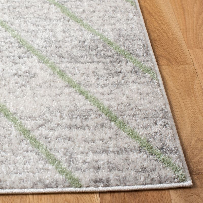 Adirondack ADR251 Machine Made Indoor Accent Rug - Grey/Green - 3'x5' - Safavieh