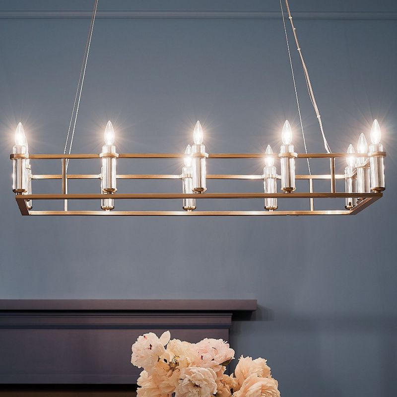 Kichler Lighting Rosalind 12 - Light Chandelier in  Brushed Natural Brass