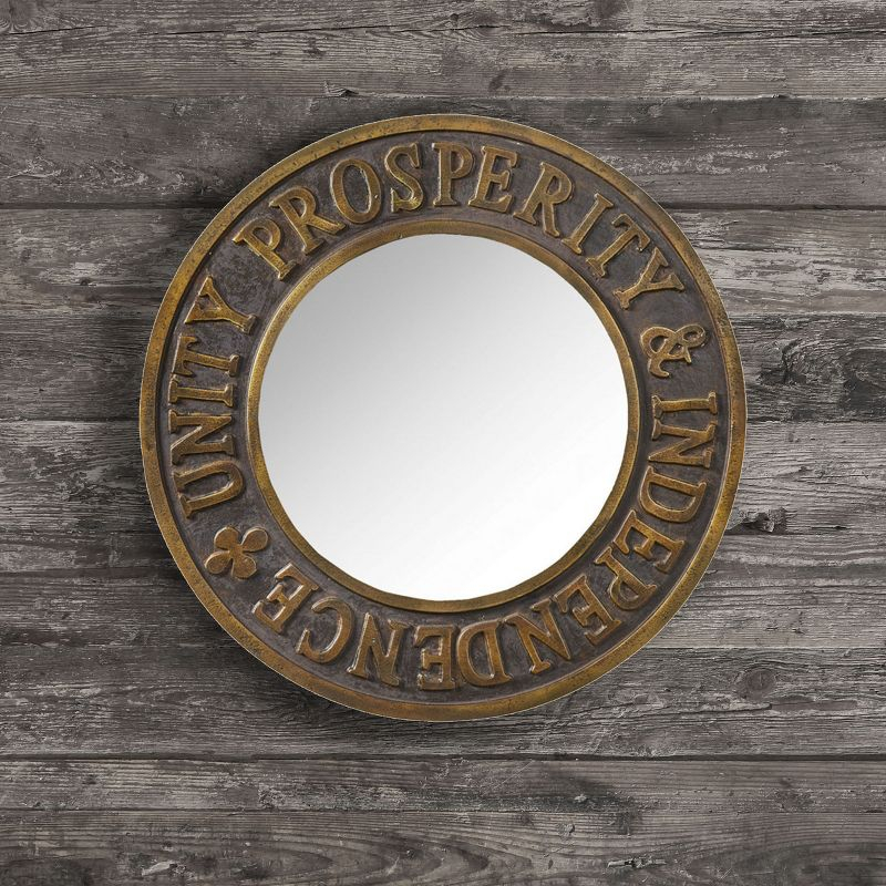 Park Designs Brown Prosperity Mirror 20"