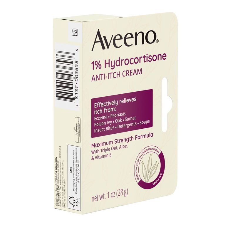 Aveeno Active Naturals Anti-itch Cream - 1oz