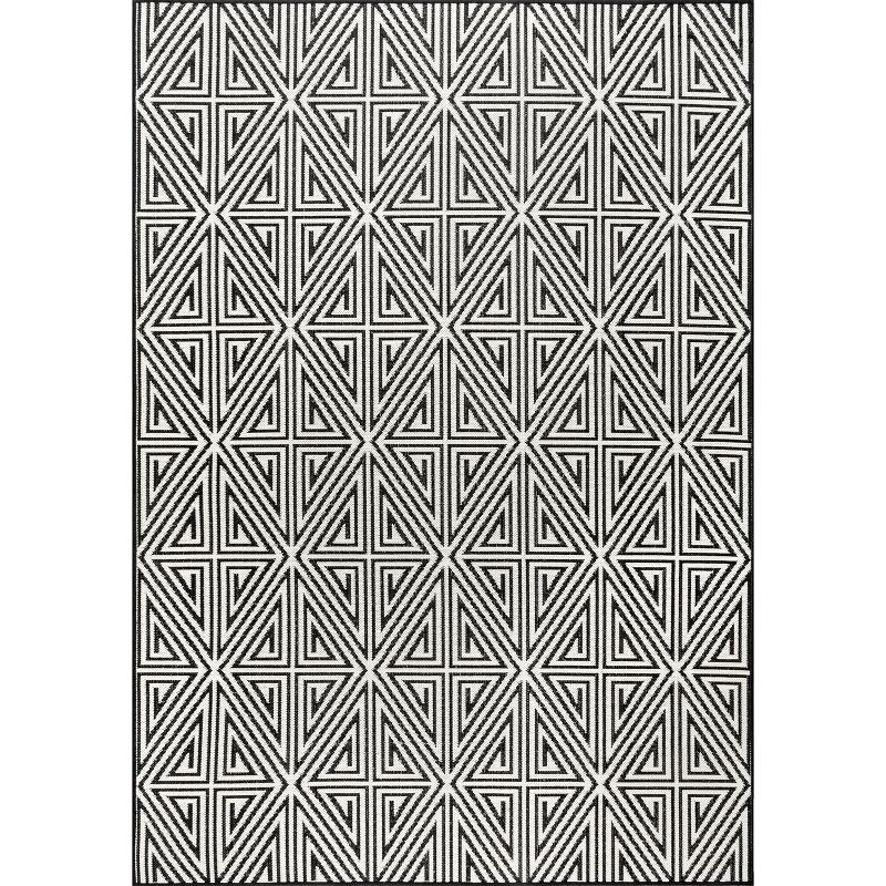 nuLOOM Kelsey Modern Abstract Indoor and Outdoor Area Rug