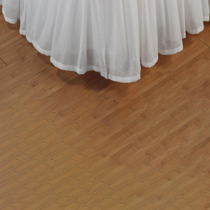 Greenland Home Fashion Cotton Voile Bed Skirt 18", White Queen