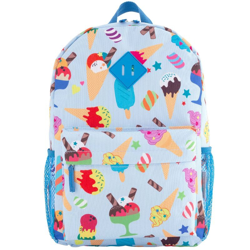 Travelers Club Kids' 5pc Hardside Checked Spinner Luggage Set - Ice Cream