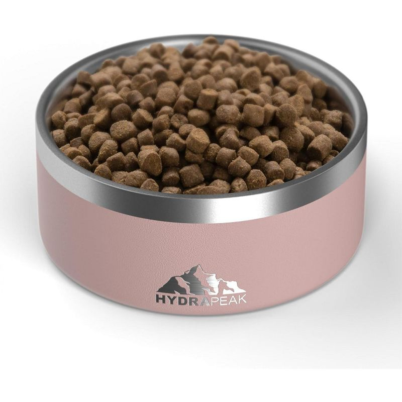 Hydrapeak Non Slip Stainless Steel Dog Bowl 4 Cup Navy