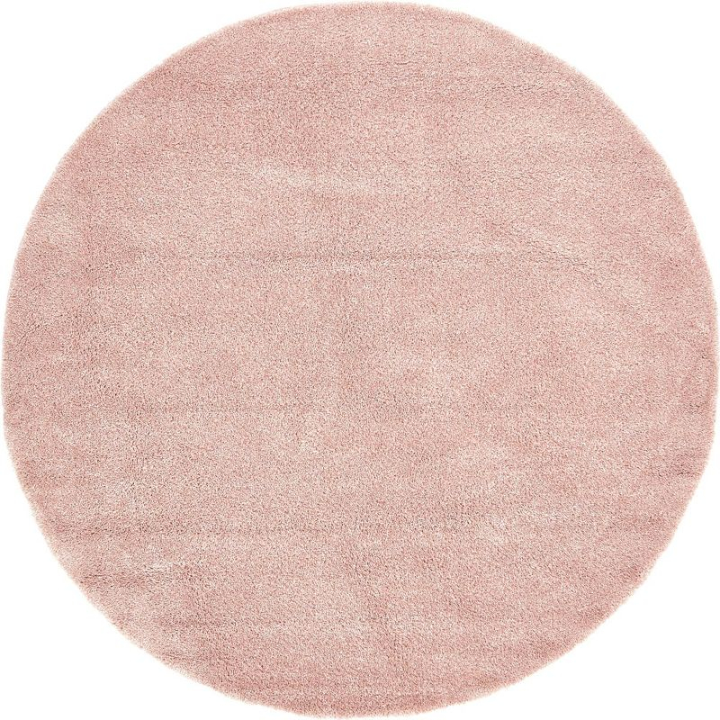 Unique Loom 8' 0 x 8' 0 Solo Calabasas Pink Area Rug