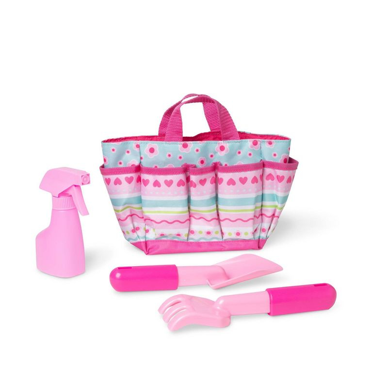 Melissa & Doug Sunny Patch Pretty Petals Gardening Tote Set With Tools