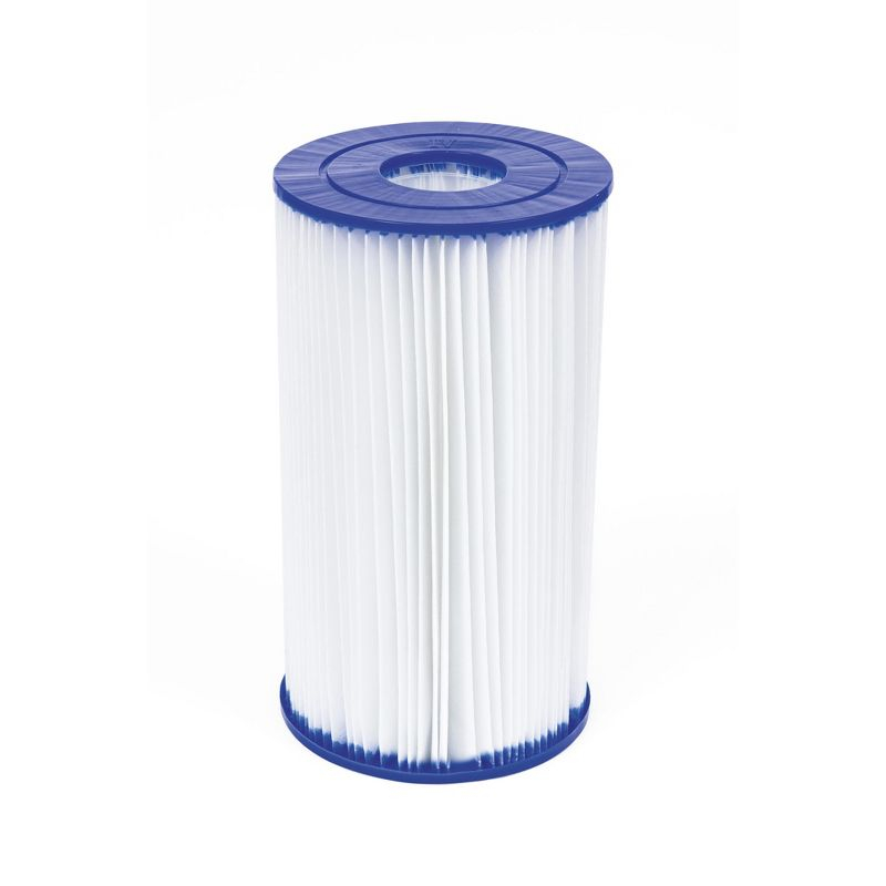 Bestway 58095E Swimming Pool Filter Pump Replacement Cartridge Type IV or Type B for 2,100 to 2,500 GPH Filter Pumps, Pack of 4