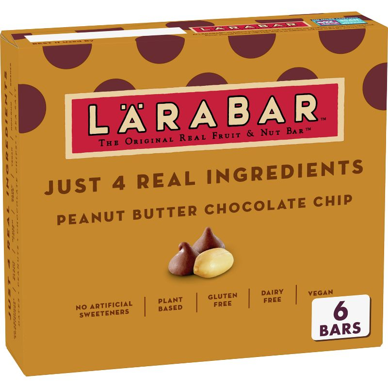 Larabar Peanut Butter Chocolate Chip Protein Bar - 9.6oz/6ct