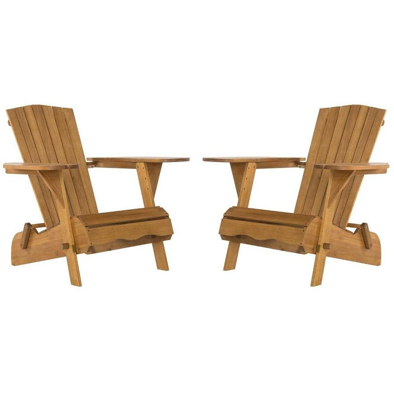 Breetel Adirondack 2 Per Box Indoor/Outdoor (Set Of 2) - PAT7034 - Natural - Safavieh