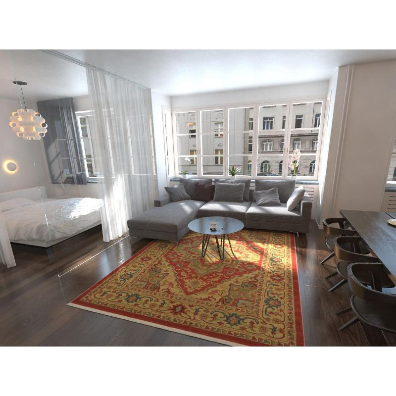 Unique Loom 8' 0 x 11' 0 Red Sahand Arsaces Area Rug