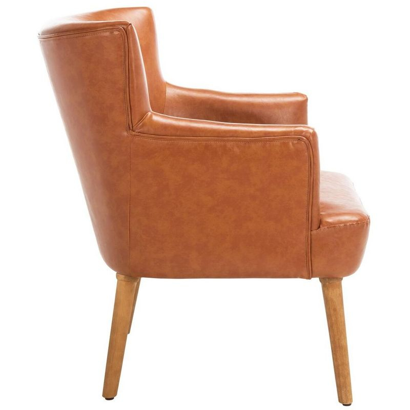 Delfino Accent Chair - Cognac - Safavieh