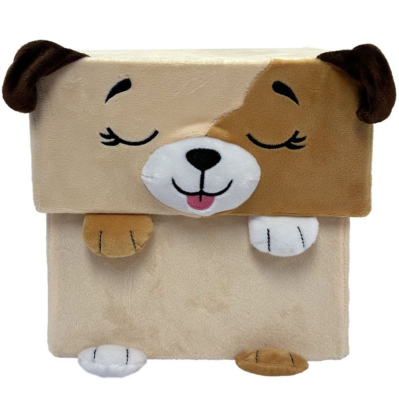 Happy Nappers: Adorable Storables - Dog - Tan & Brown - 8” Ages 1+