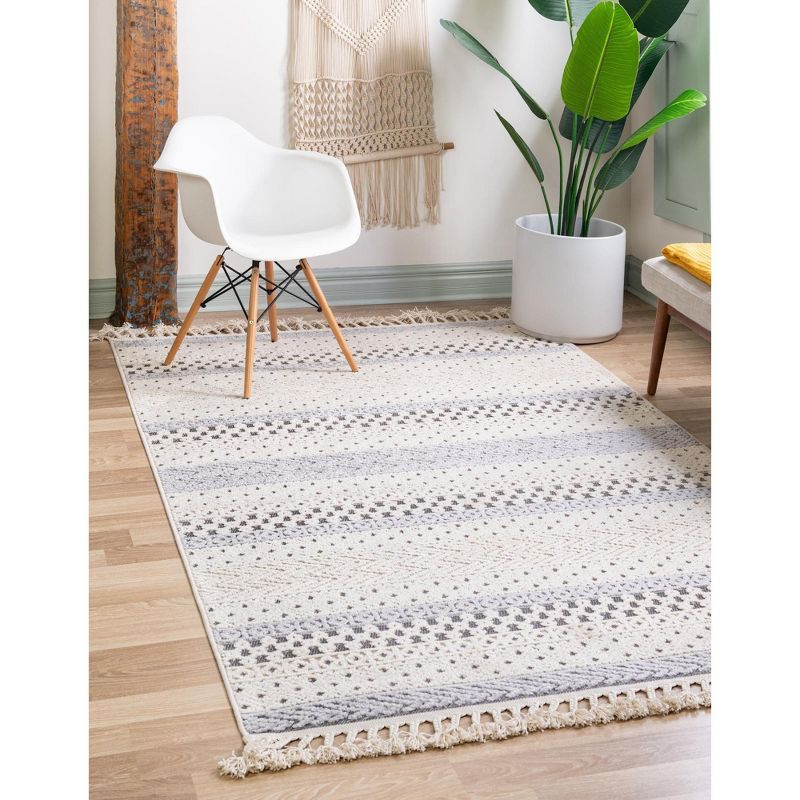 Unique Loom Arlo Collection Area Rug - Matti (2'  x 3' Rectangle Sandy Beige/Beige)