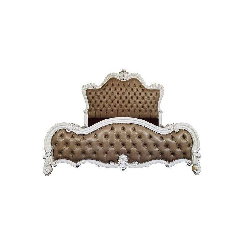 99" Eastern King Bed Versailles II with Nailhead Trim & Tufted Headboard - Acme Furniture