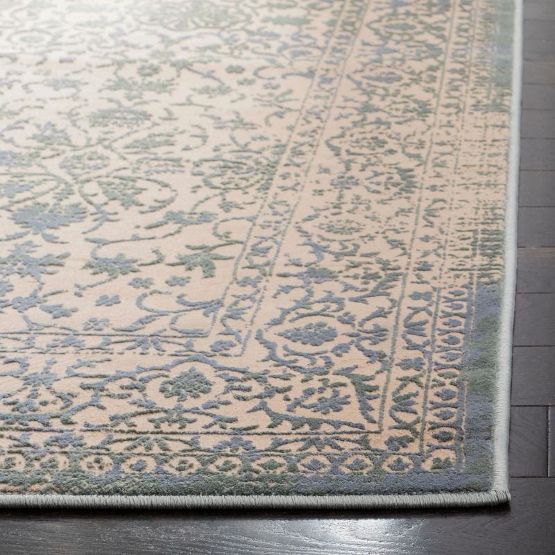 Brilliance BRL504 Power Loomed Indoor Area Rug - Cream/Sage - 5'1"x7'6" - Safavieh