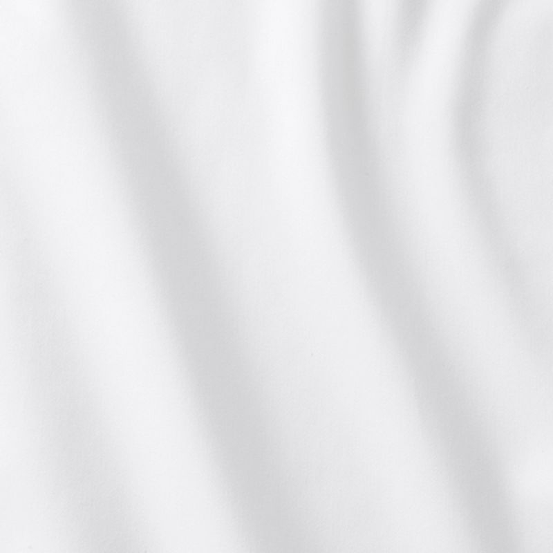 Lands' End 400 Thread Count Premium Supima Cotton No Iron Sateen Duvet Bed Cover - Full - White
