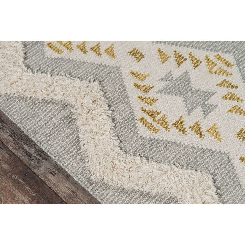Novogratz by Momeni 3'x5' Indio Area Rug Gray: Traditional Wool, Handmade, Low Pile, Indoor Use