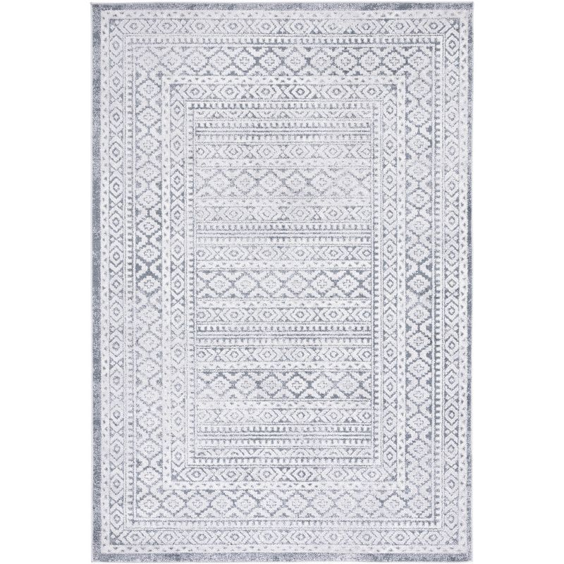Toscana TOS658 Power Loomed Area Rug - Grey/Ivory - 8'x10' - Safavieh.