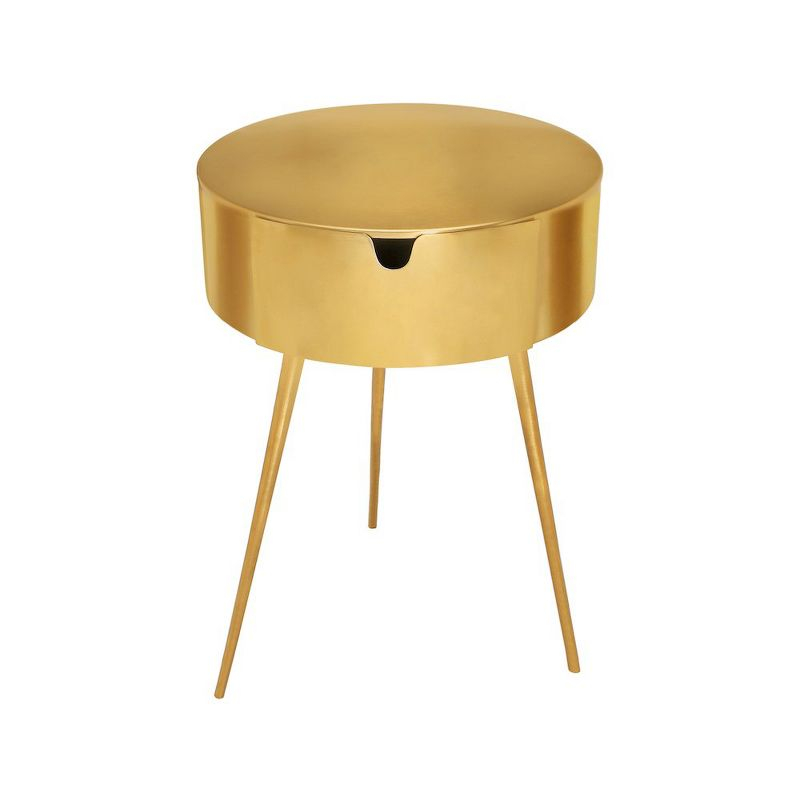 Meridian Furniture,Bali Gold Nightstand