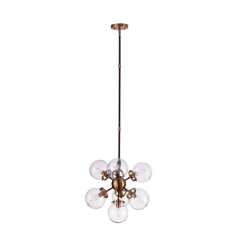 Holly & Martin Boltonly Contemporary 7-Light Pendant Lamp - LT1040348 - Black - SEI