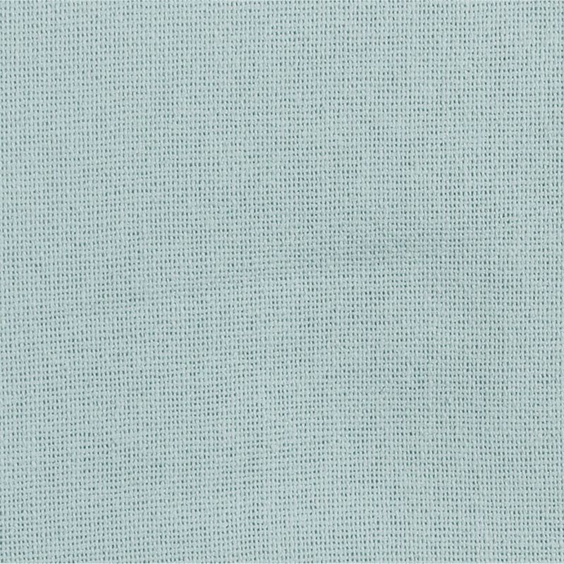 22"x22" Oversize Poly Filled Square Throw Pillow, Light Blue - Rizzy Home: Cotton Canvas, Indoor Use, Zipper Closure