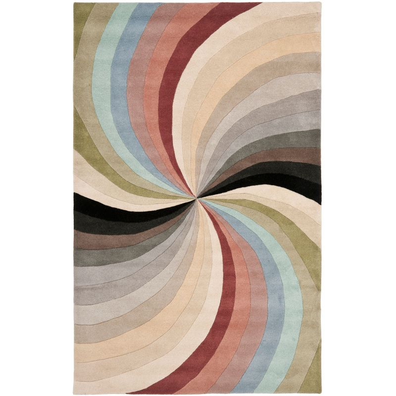 Soho SOH783 Hand Tufted Area Rug - Multi - 7'6"x9'6" - Safavieh.