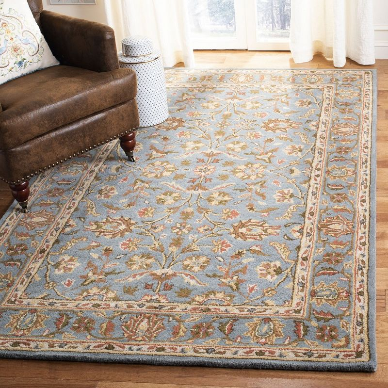 Heritage HG969 Handmade Area Rug - 8'3"x11' - Blue/Blue - Safavieh