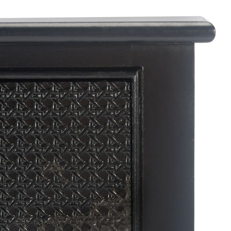 Haines 2 Drawer Console Table - Black - Safavieh