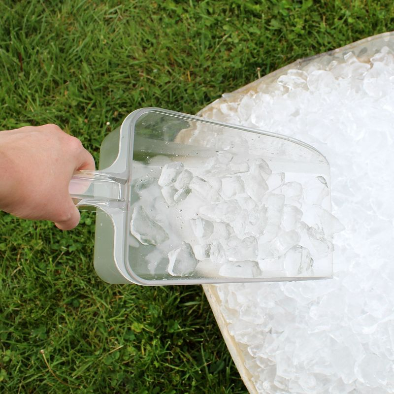 Darware Commercial Ice Scoop w/ Metal Holder; 58-Fluid Ounces Capacity