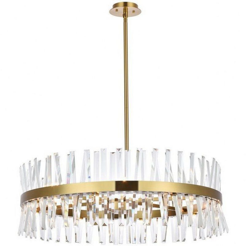 Elegant Lighting Serephina 16 - Light Chandelier in  Satin Gold