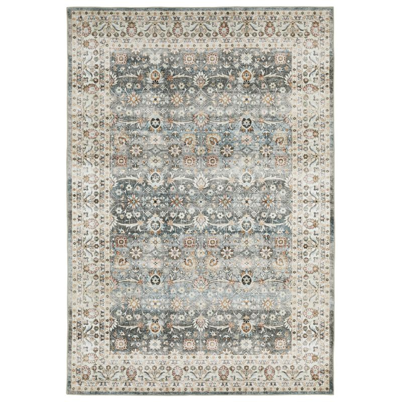 Oriental Weavers Sumter SUM07 Grey/ Ivory Indoor Area Rug - 3'6" x 5'6"