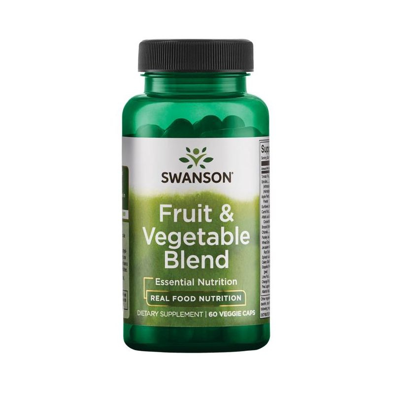 Swanson Herbal Supplements Fruit & Vegetable Blend Veggie Capsule 60ct.