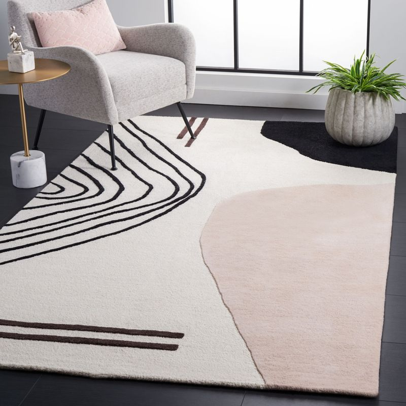 Rodeo Drive RD860 Hand Tufted Area Rug - Ivory/Blush - 8'x10' - Safavieh.