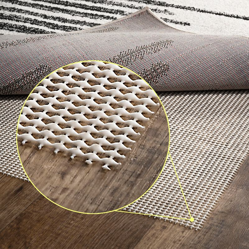 JONATHAN Y Ultra Stop Cream 12 ft. x 18 ft. Rug Pad