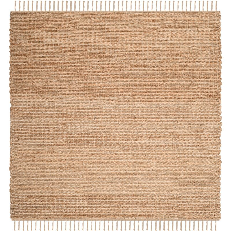 Uma Natural Fiber Hand Woven Jute Solid Color Rug