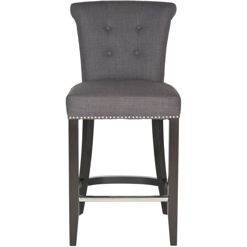 Addo Ring Counter Stool - HUD8241 - Charcoal - Safavieh