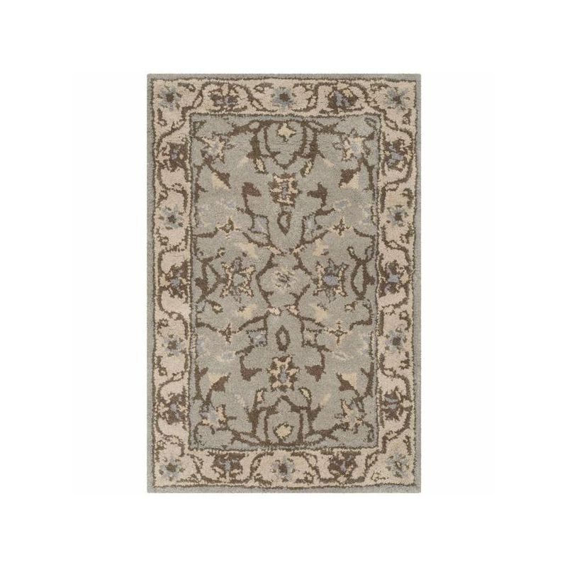 Heritage HG862 Handmade Accent Rug - 2'x3' - Beige/Grey - Safavieh