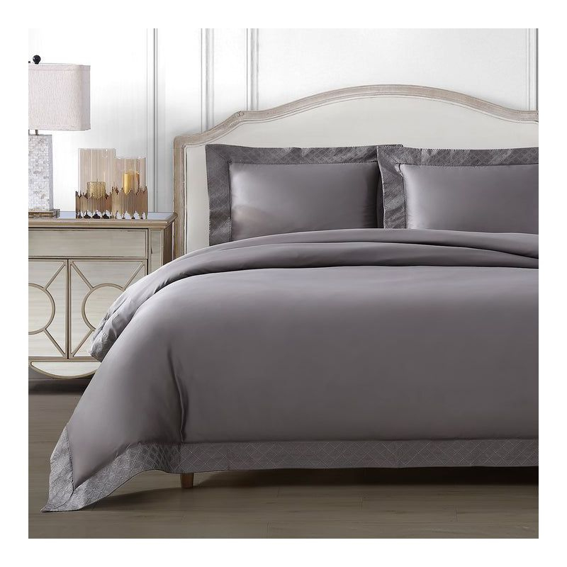 Bebejan - Bebejan Hira Duvet Cover Set - Charcoal/Queen