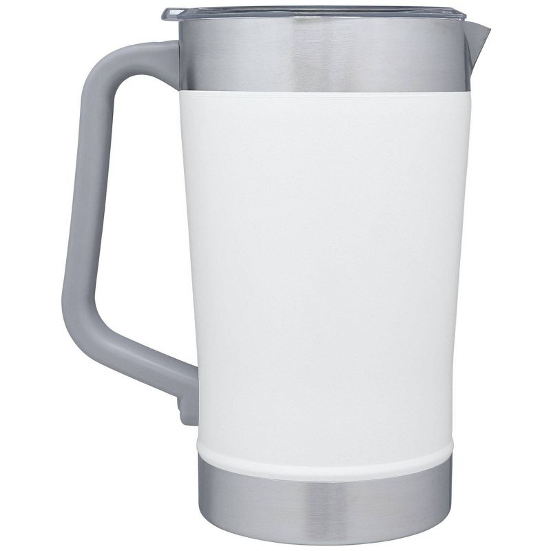 Stanley 64 oz Stainless Steel Stay-Chill Pitcher Polar: Dishwasher-Safe Beverage Server for Hot & Cold Drinks