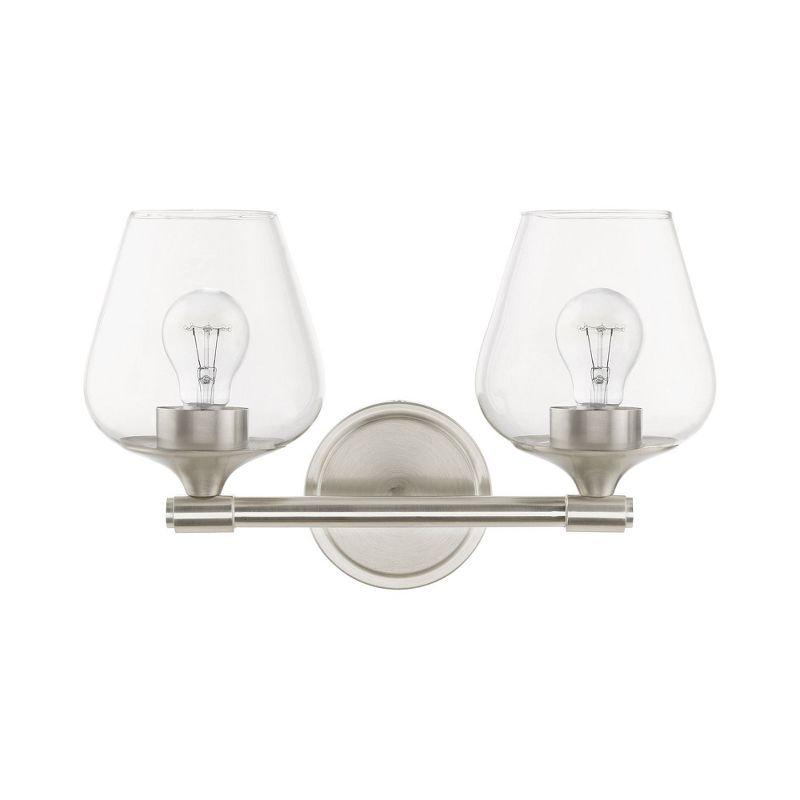 Livex Lighting Willow 2 - Light Vanity in  Brushed Nickel