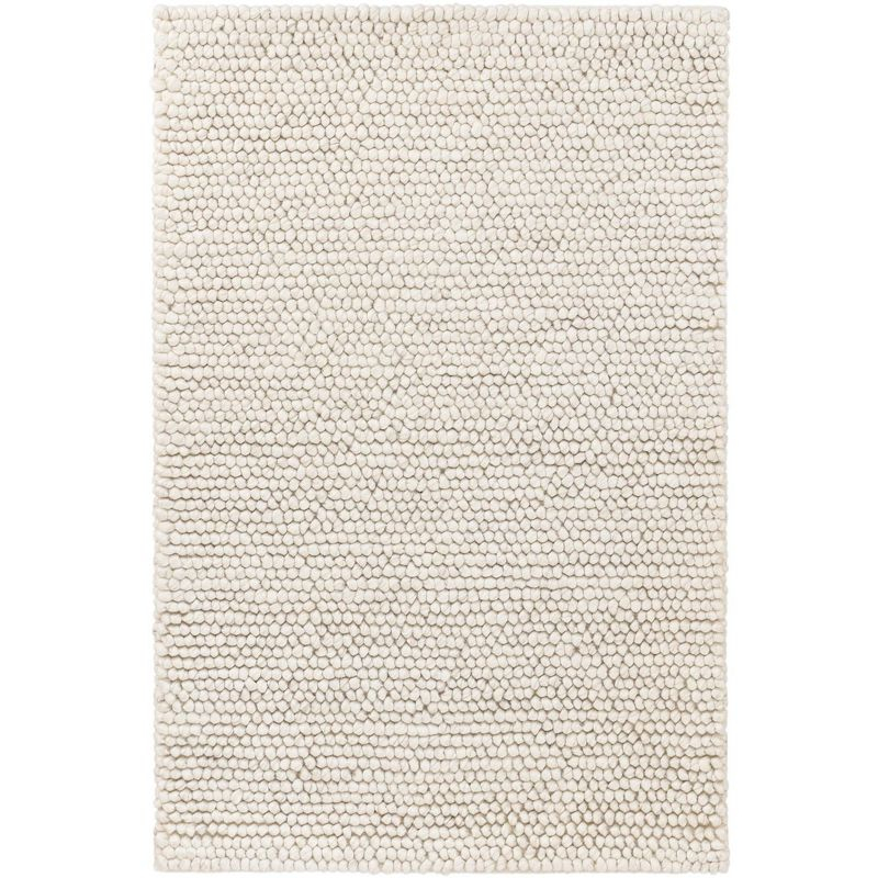 Niels Ivory Handwoven Wool/Viscose Rug
