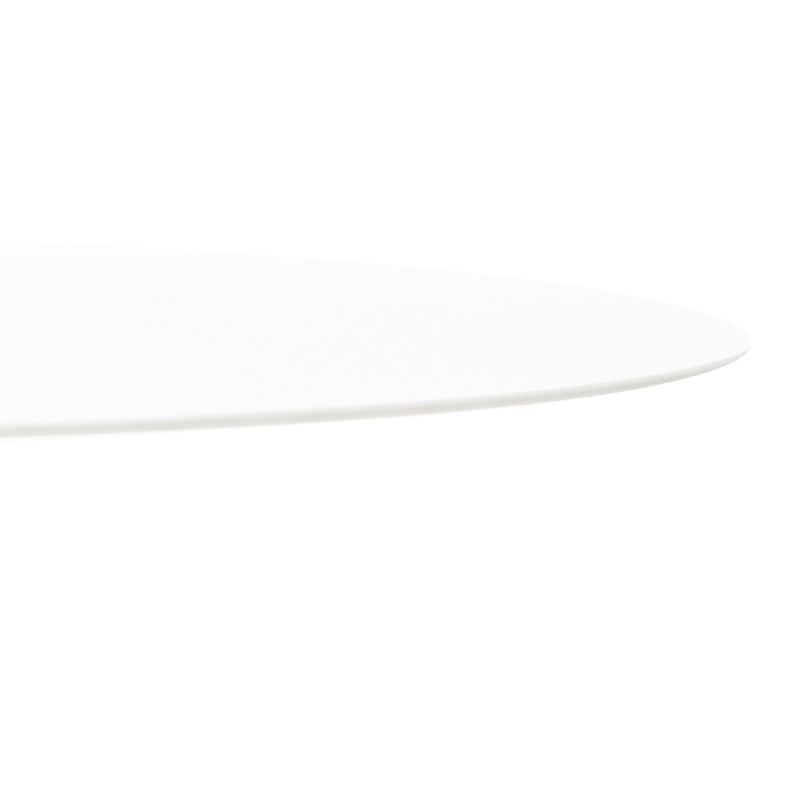 Haylee Round Side Table - White/Gold - Safavieh.