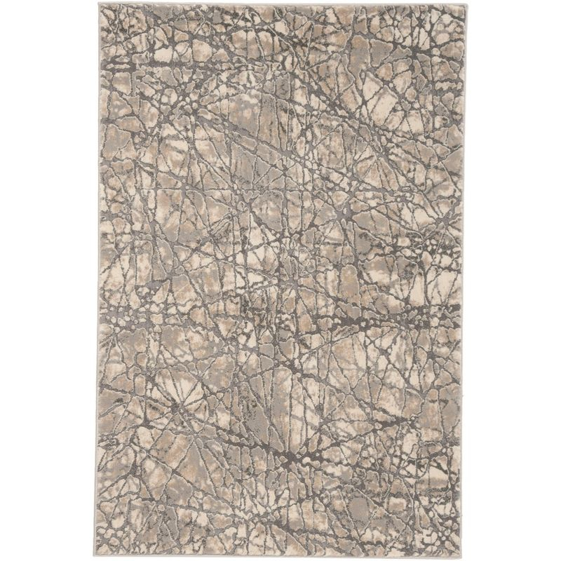 Meadow MDW324 Power Loomed Indoor Accent Rug - Beige/Grey - 3'3"x5' - Safavieh