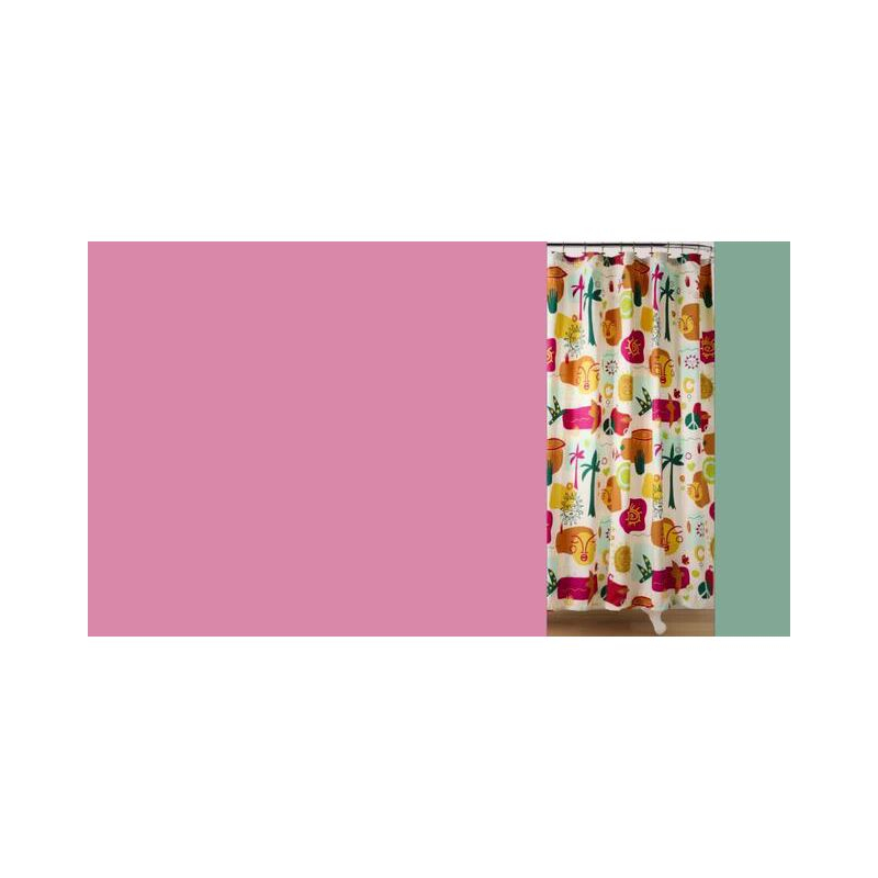 13pc Collage Shower Curtain Bundle with Hooks - Opalhouse™ designed with Jungalow™: Abstract Pattern, Machine Washable, Twill Fabric