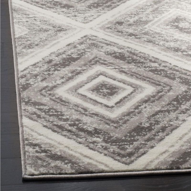 Skyler SKY120 Power Loomed Indoor Area Rug - Grey/Ivory - 4'x6' - Safavieh