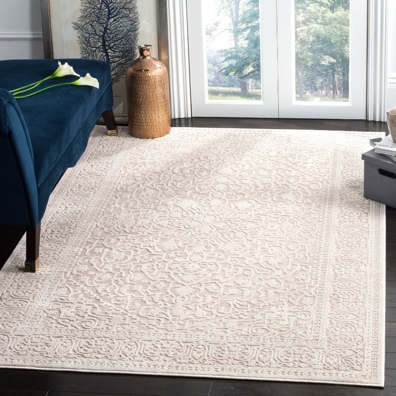 Reflection RFT670 Power Loomed Area Rug - Beige/Cream - 3'x5' - Safavieh.
