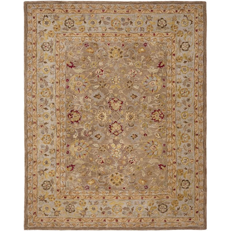 Anatolia AN522 Hand Tufted Indoor Area Rug - Tan/Ivory - 9'6"x13'6" - Safavieh